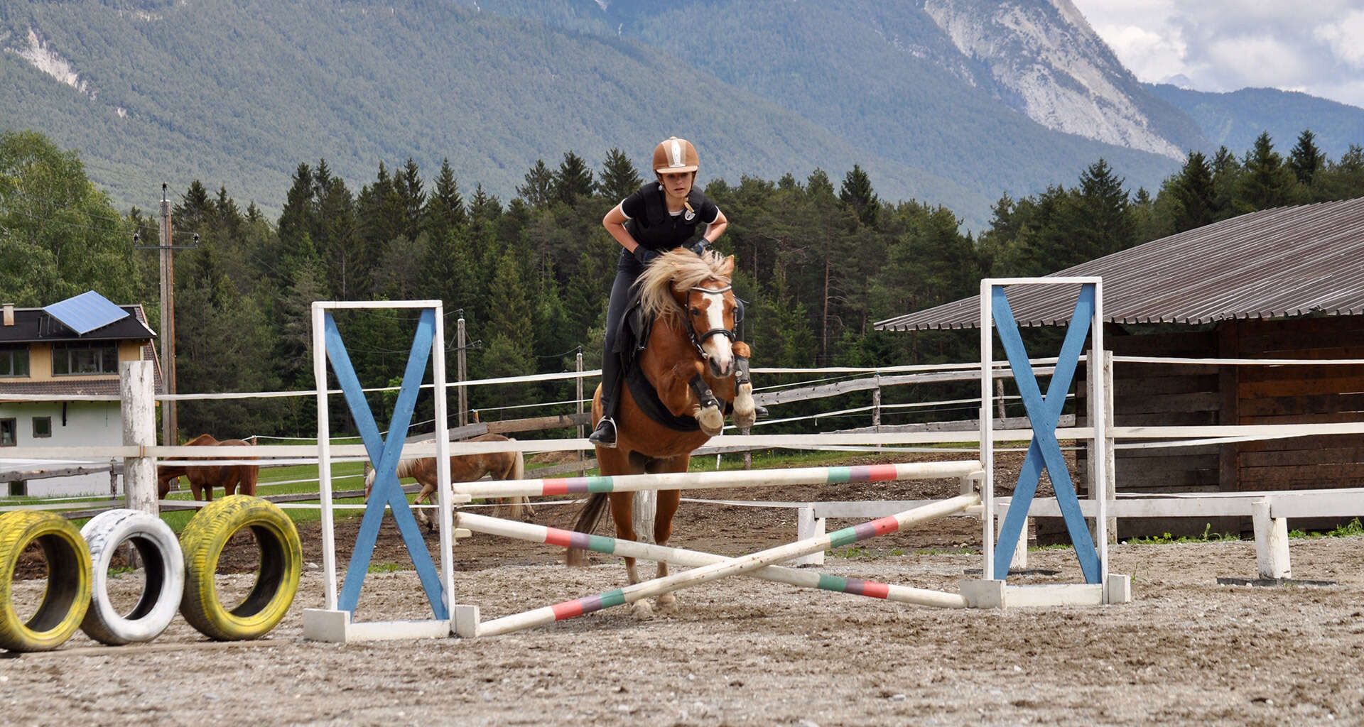 Reiten am Am Sonnhof in Längenfeld in Tirol