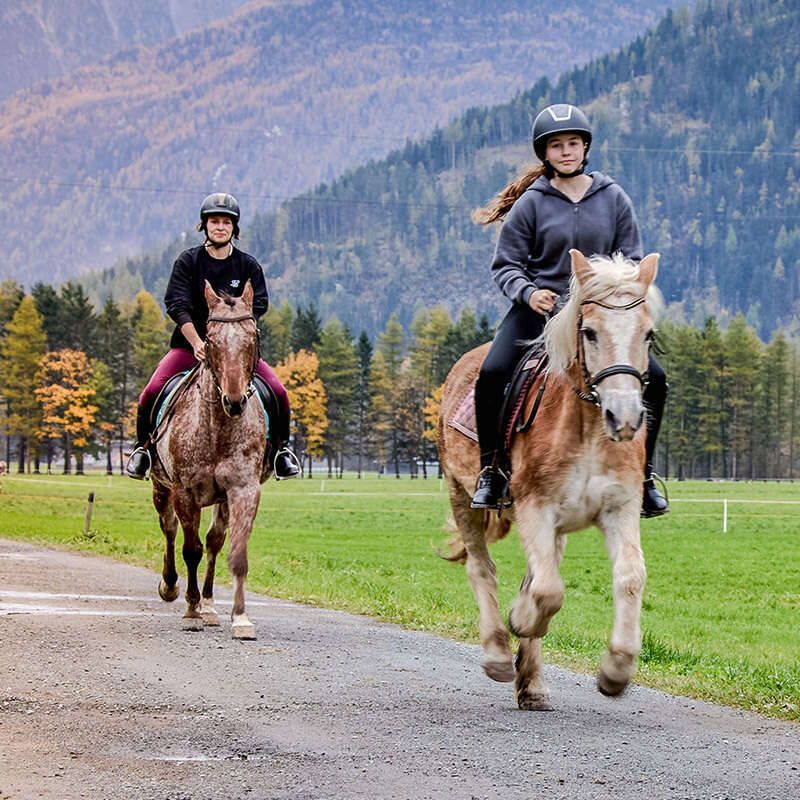 Ausritt beim Kindergeburtstag im Ötztal