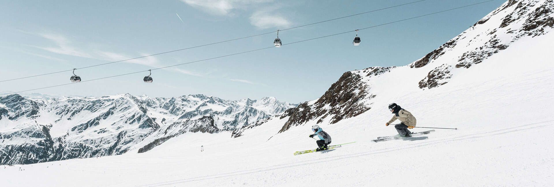 Skifahren im Sölden im Ötztal