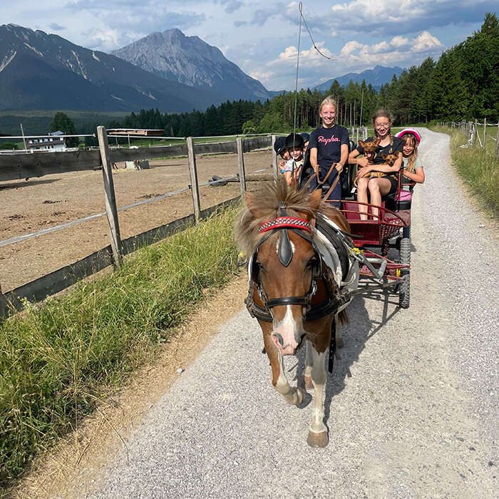 Kutschenfahrt in Tirol